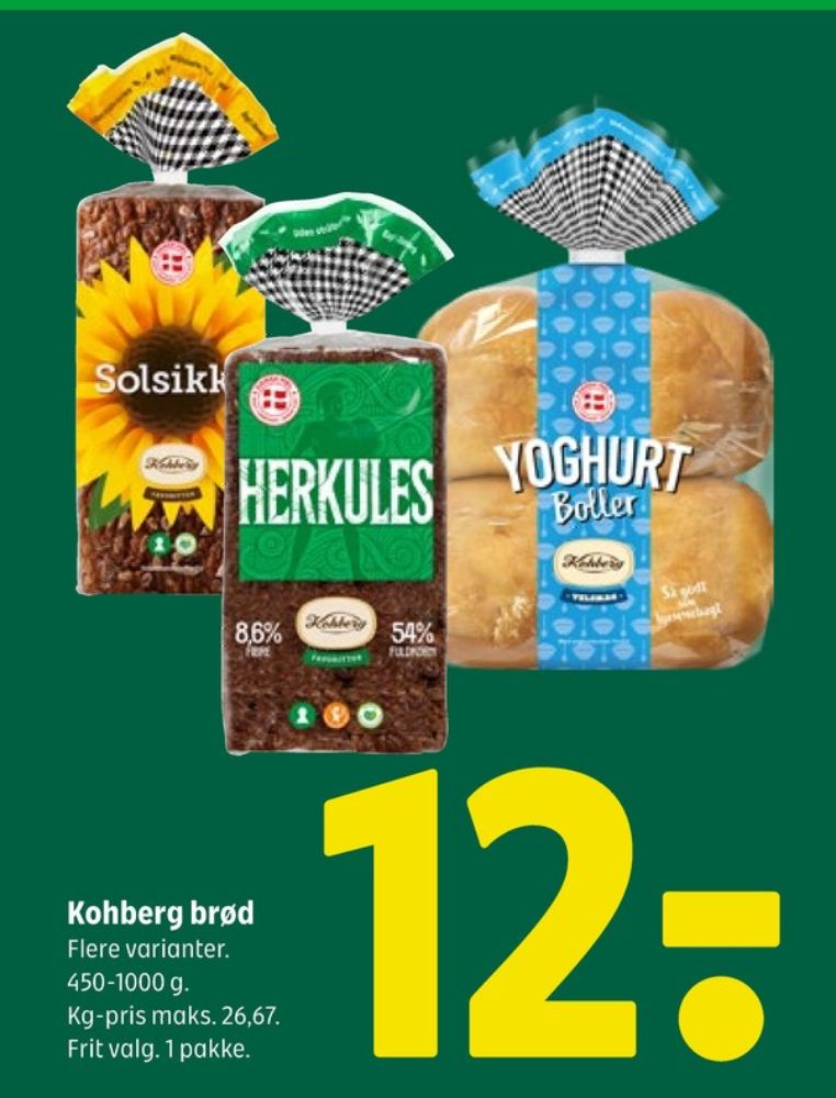 Kohberg Herkules, Rugbrødsskiver