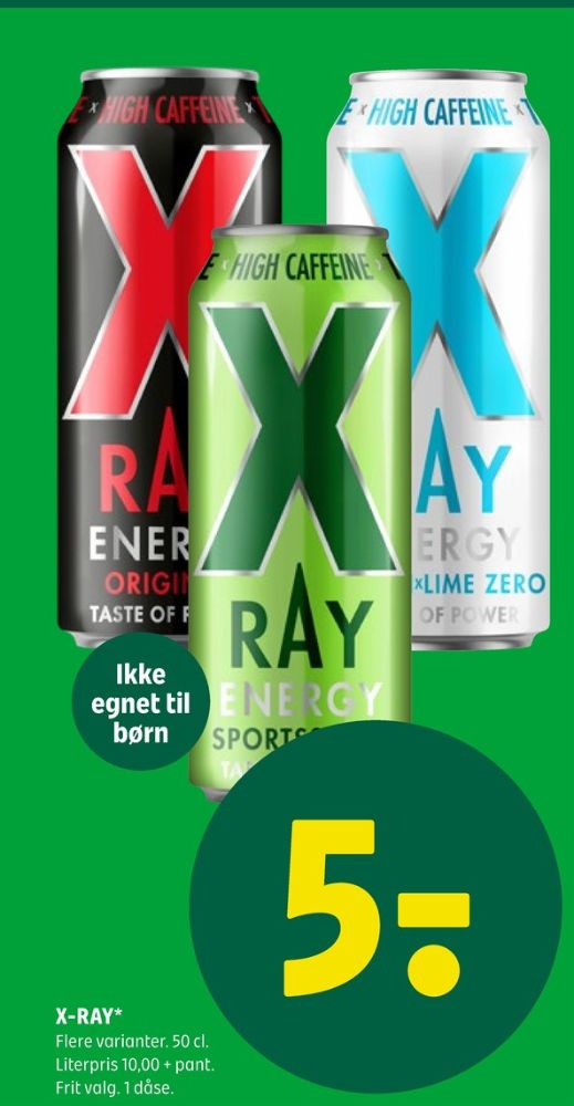X-Ray Lemon Lime Zero, Energidrik