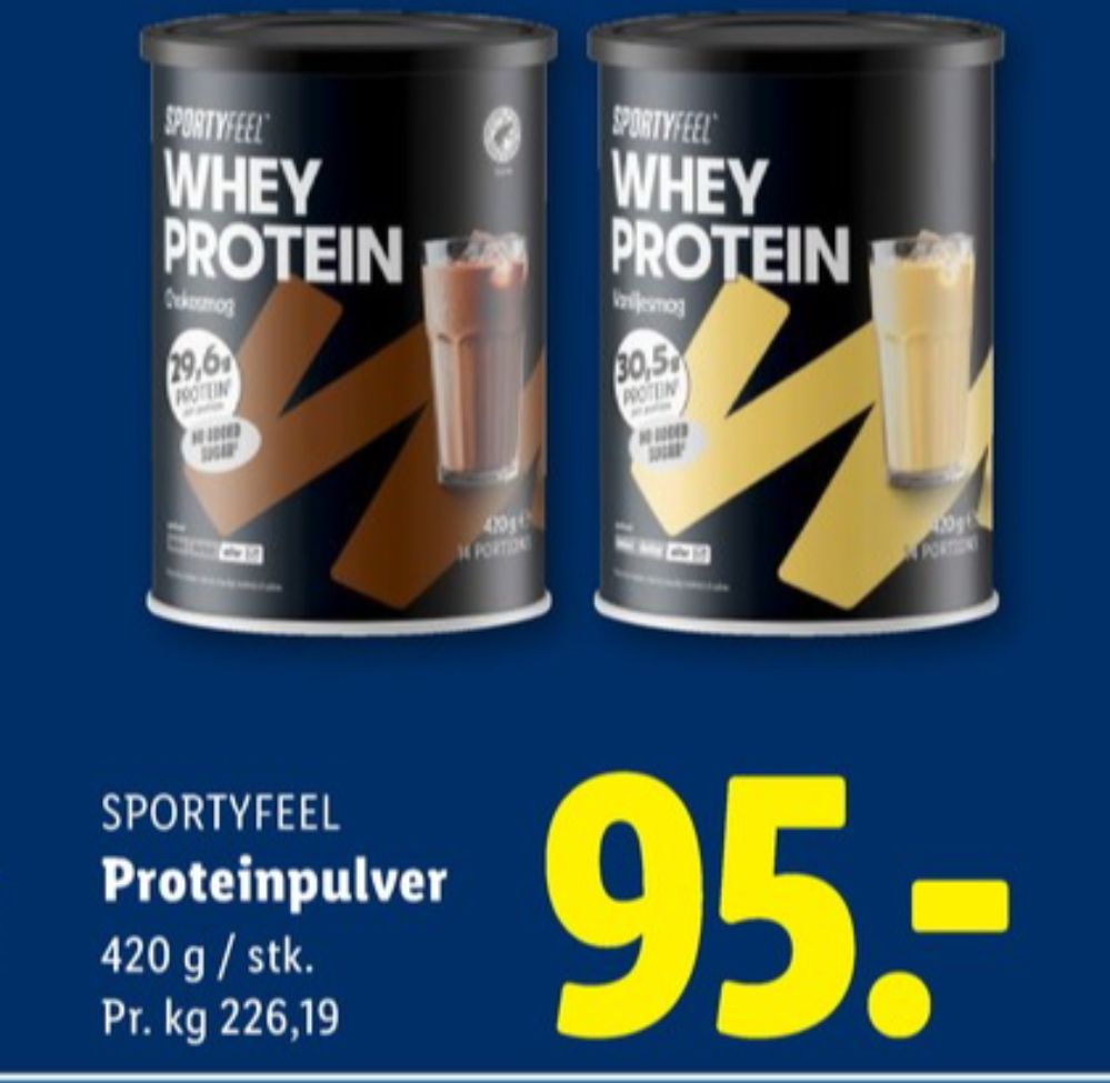 Sportyfeel, Træningstilskud