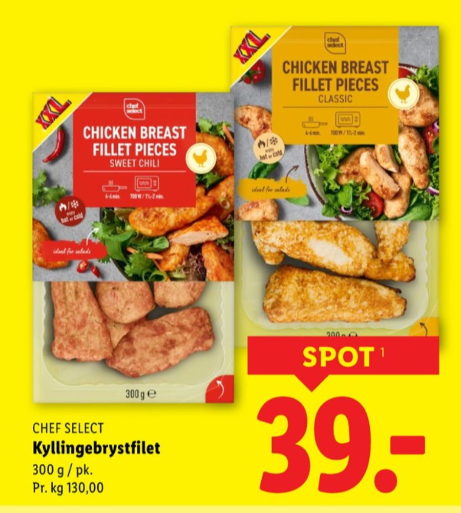 Chef Select, Kyllingestykker