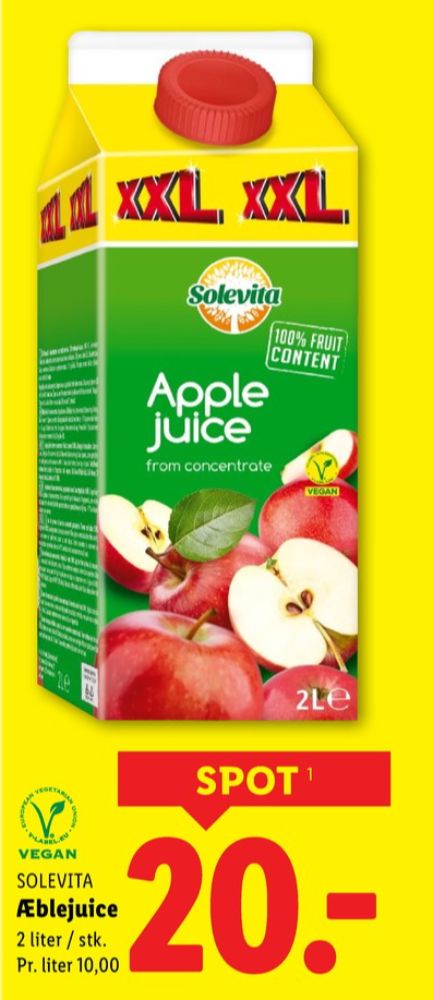 Solevita, Æblejuice