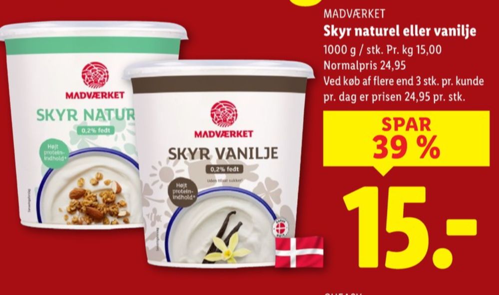 Madværket, Skyr Naturel 0,2%