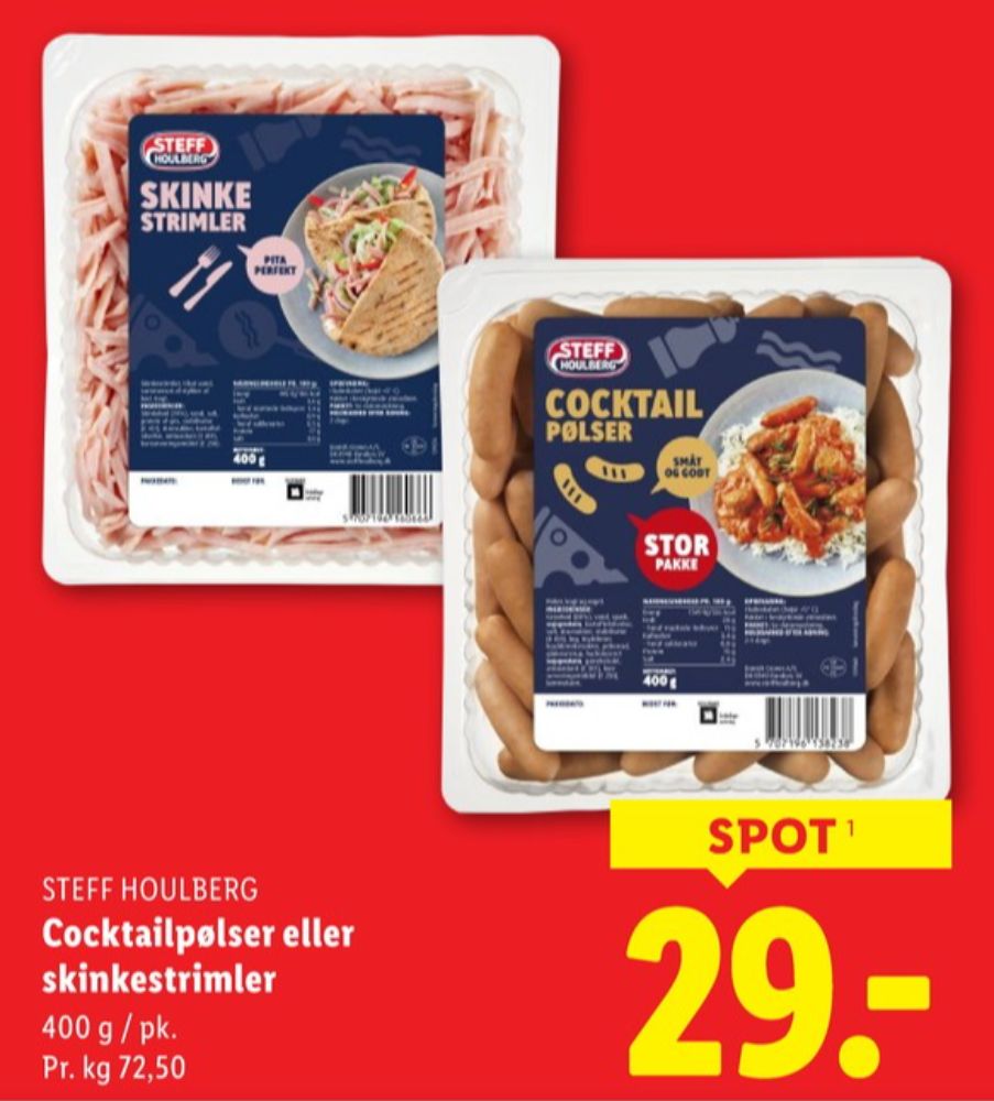 Steff Houlberg, Skinkestrimler