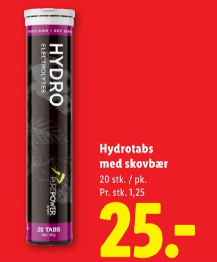 PurePower, Træningstilskud