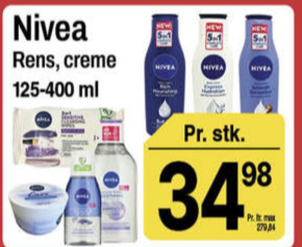 Nivea, Bodycreme