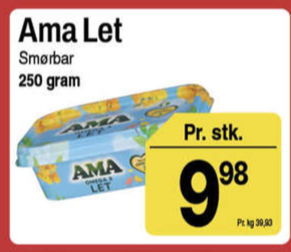 Ama, Smørbar Let
