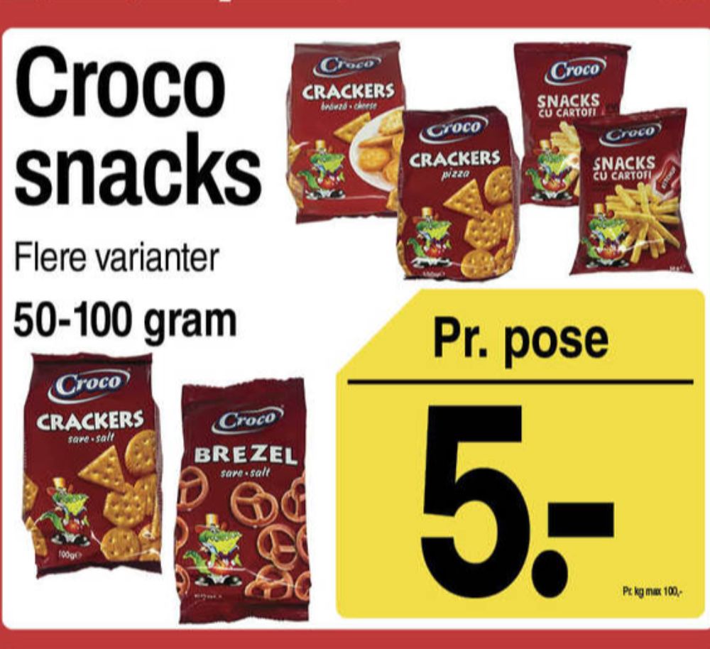 Croco, Crackers Pizza