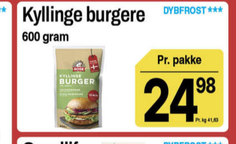 Rose, Kyllingeburger