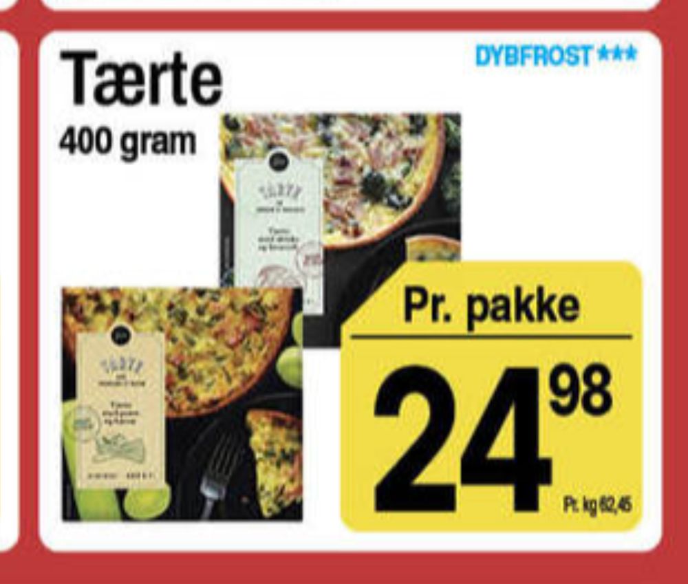 Gestus, Porre og Bacontærte