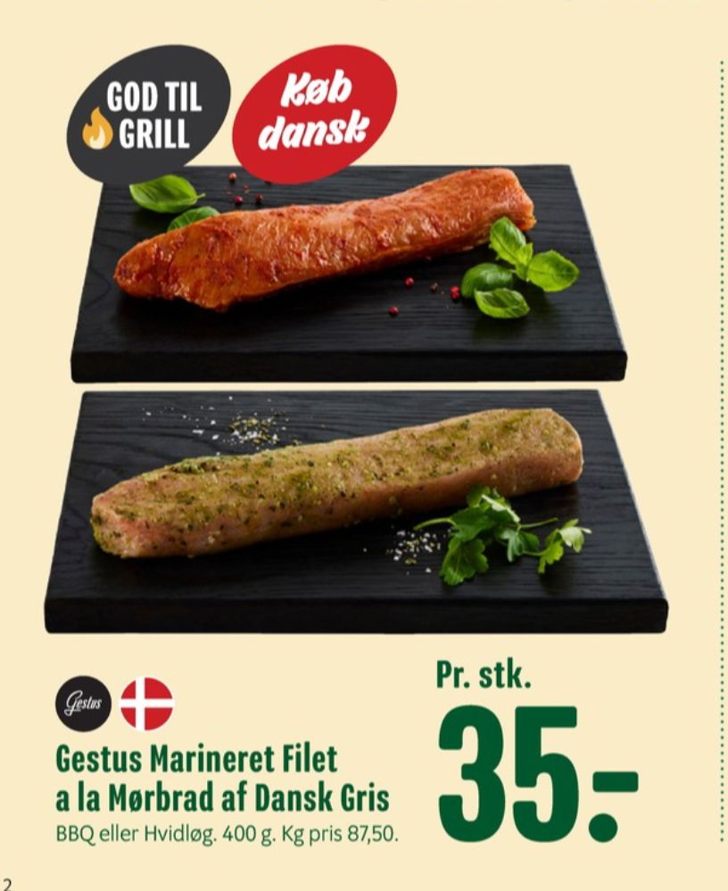 Gestus, Grisefilet