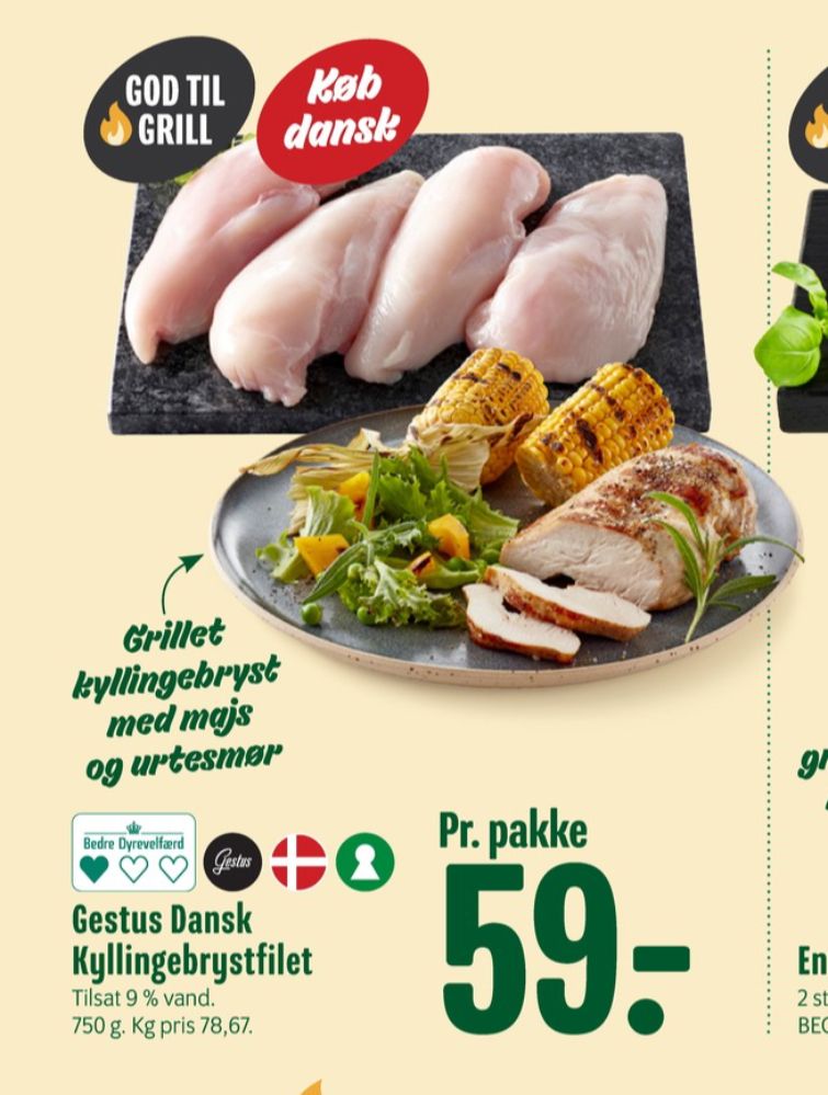 Gestus, Kyllingebrystfilet