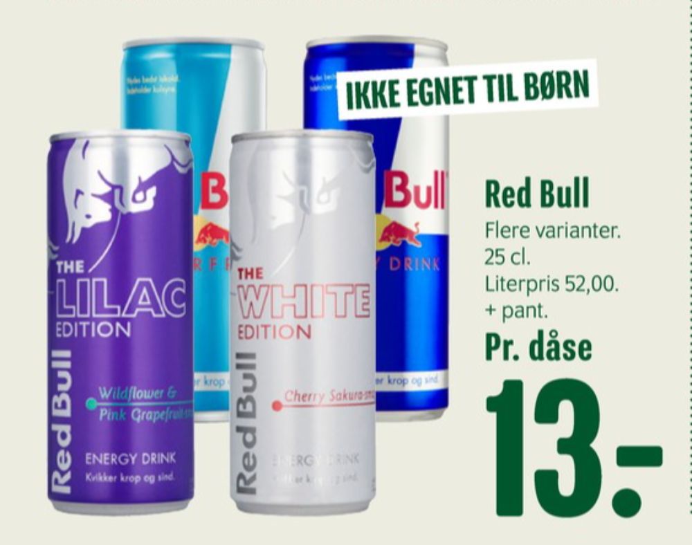 Red Bull Sugarfree, Energidrik