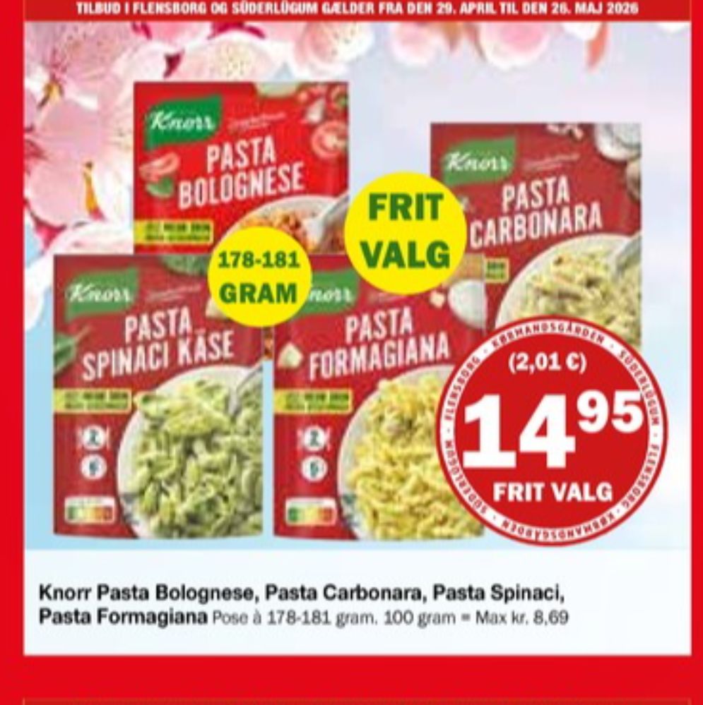 Knorr Spaghetteria, Pasta Spinaci Käse