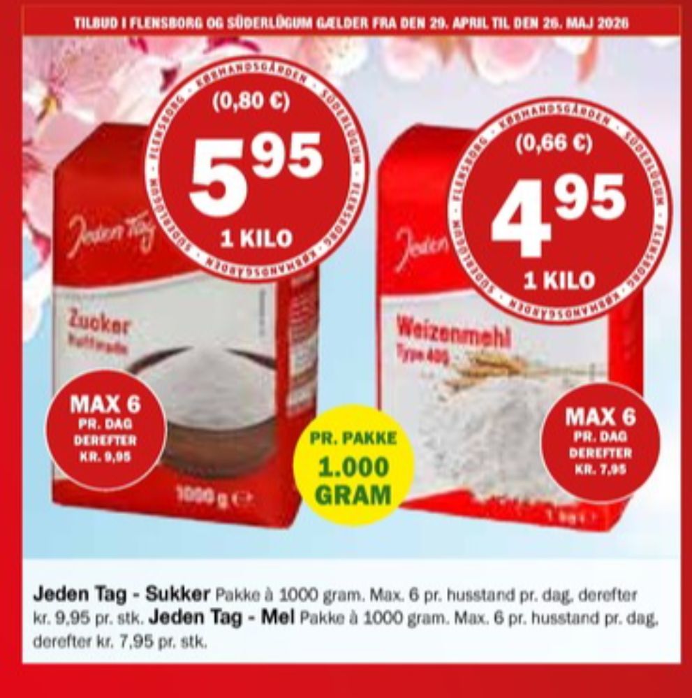Jeden Tag, Hvedemel