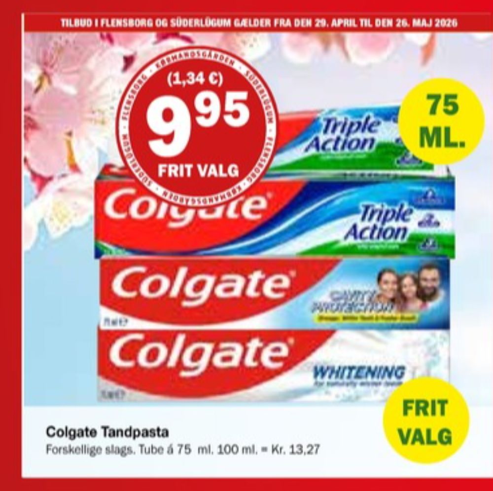 Colgate, Tandpasta