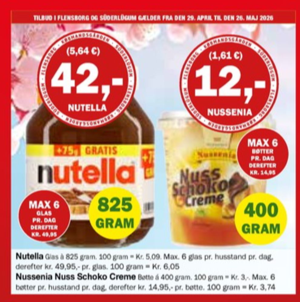 Nutella, Smørepålæg