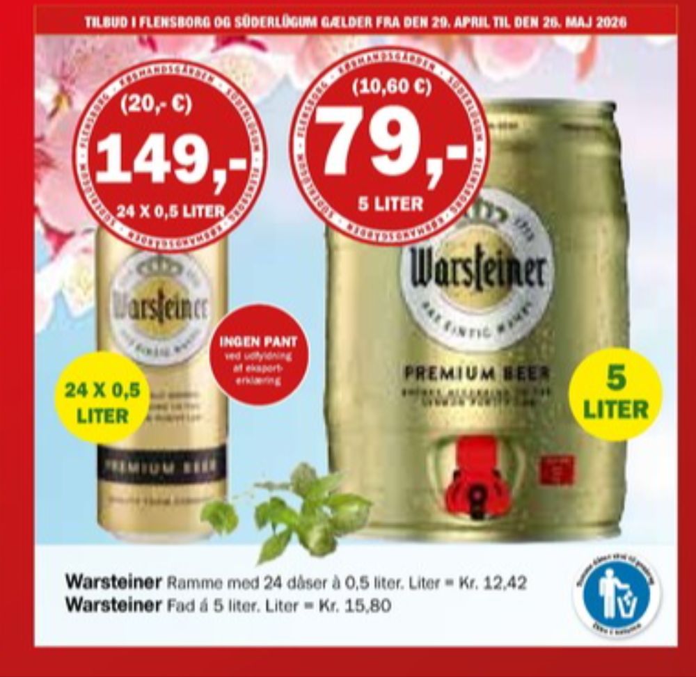 Warsteiner Premium Beer, Specialøl 24 pk.