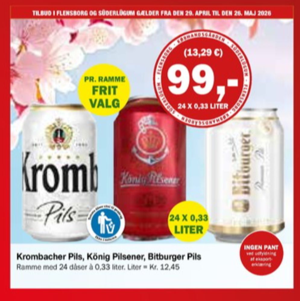 Bitburger Premium Pils, Øl 24 pk.