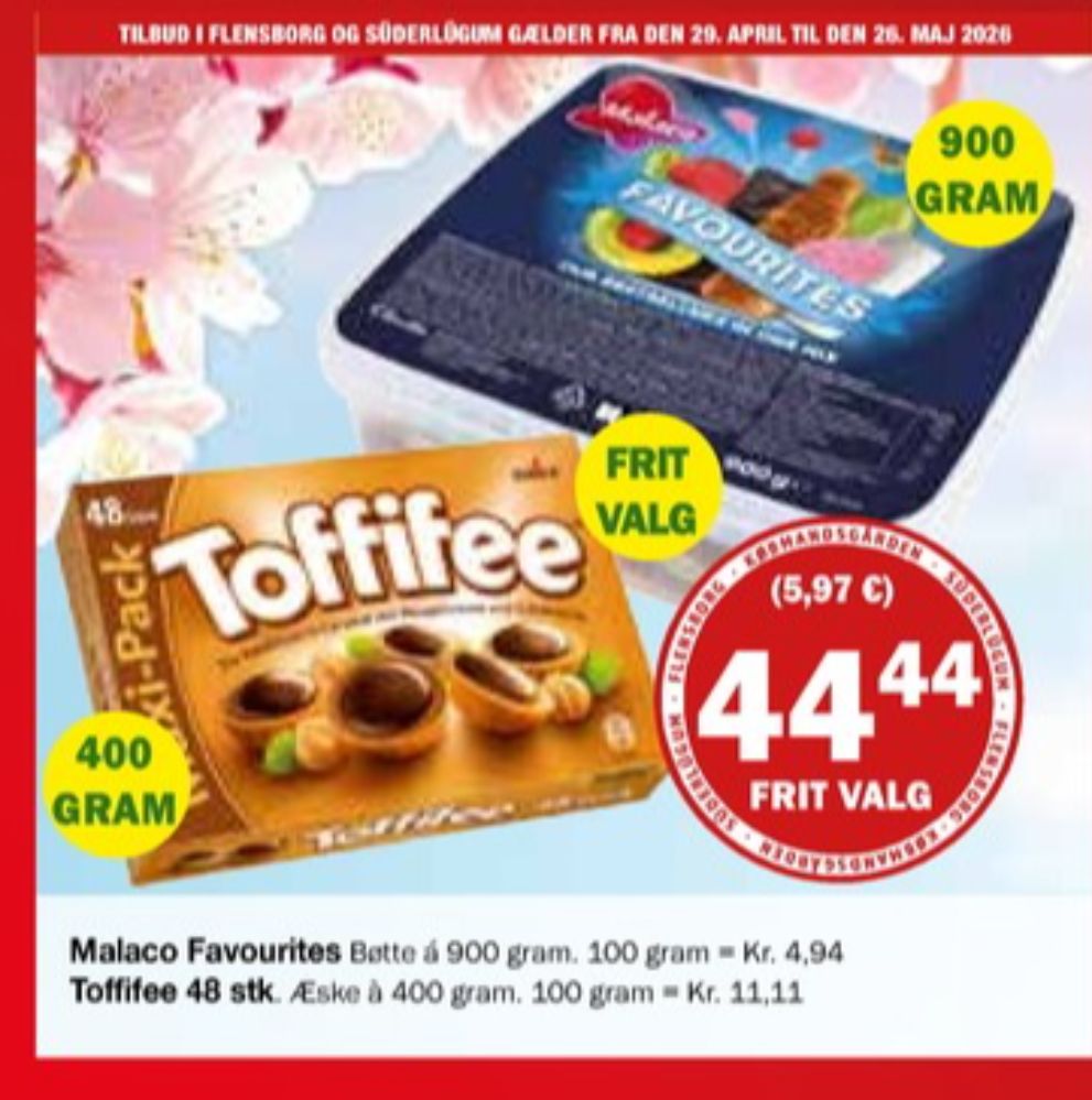 Malaco Favourites, Slikbøtter