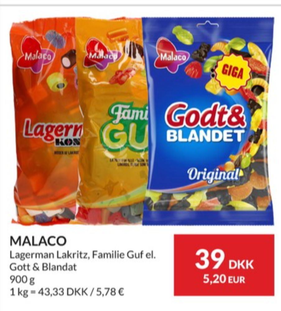 Malaco Lagerman Konfekt, Lakridskonfekt