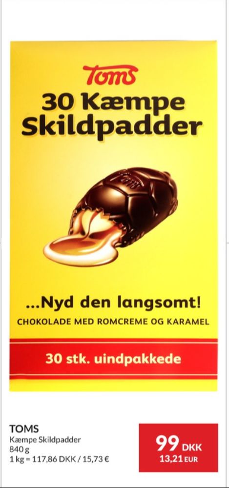 Toms Kæmpe Skildpadder, Chokoladeskildpadder