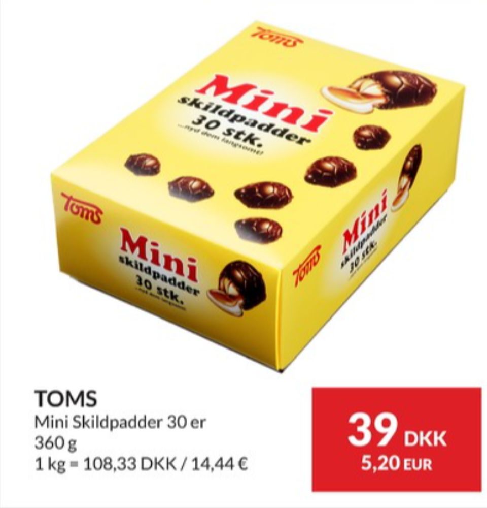 Toms Mini Skildpadder, Chokoladeskildpadder