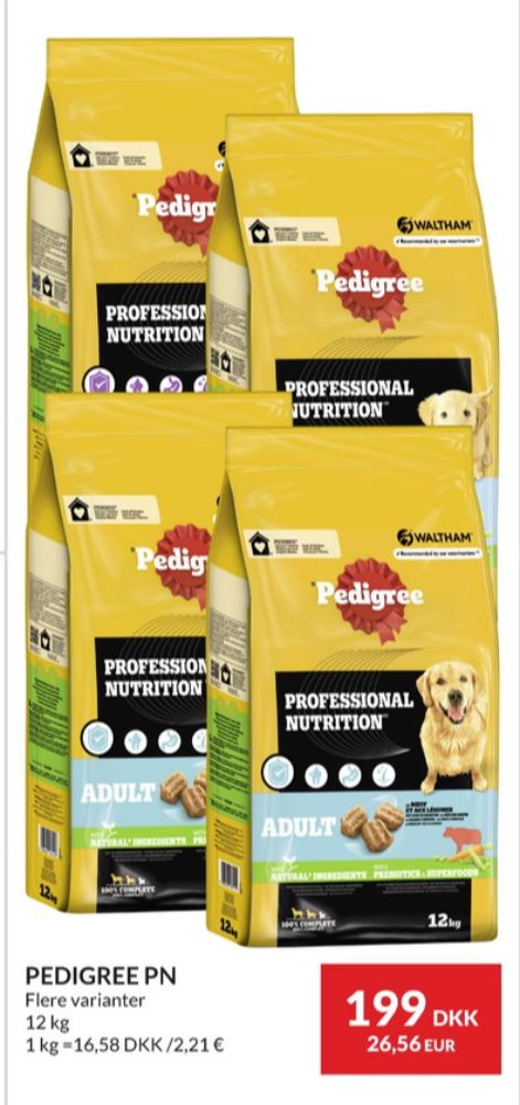 Pedigree, Hundefoder