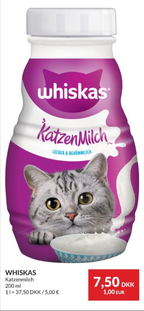 Whiskas, Kattemælk