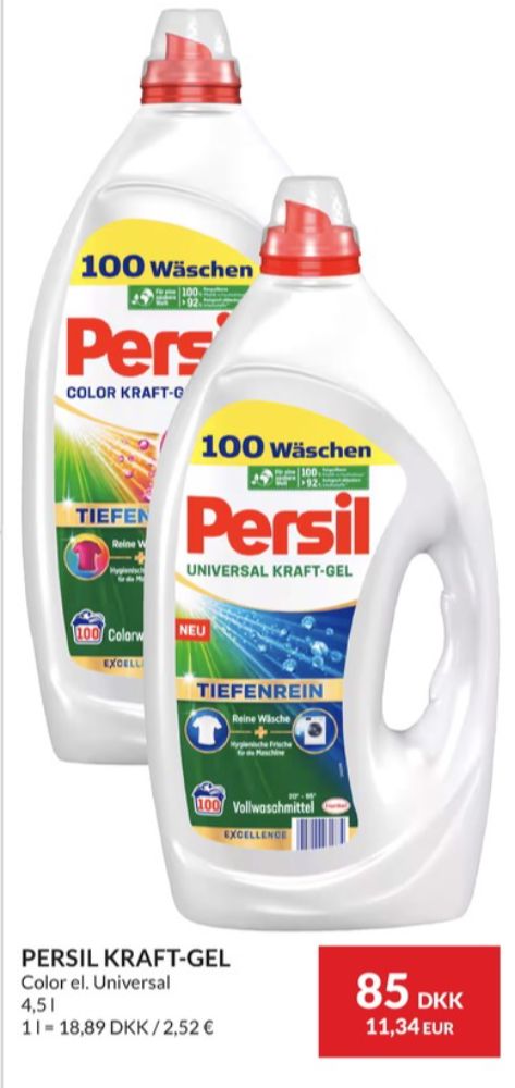 Persil, Vaskemiddel-flydende