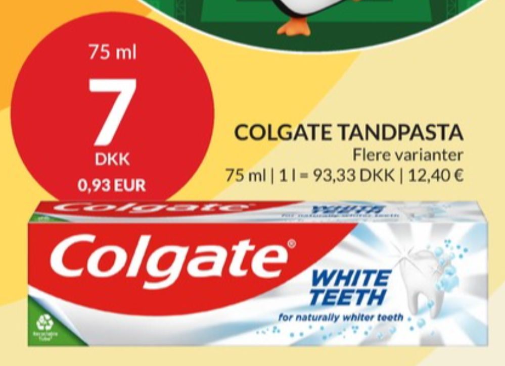 Colgate, Tandpasta
