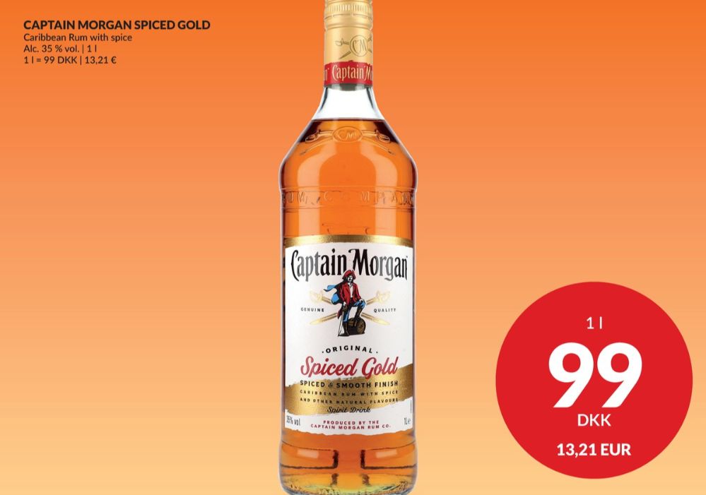 Captain Morgan Spiced Gold, Rom