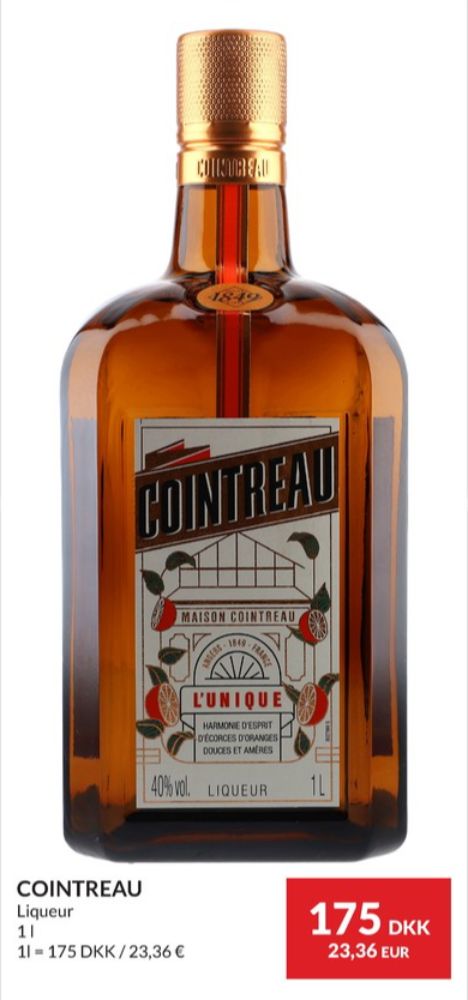 Cointreau, Likør