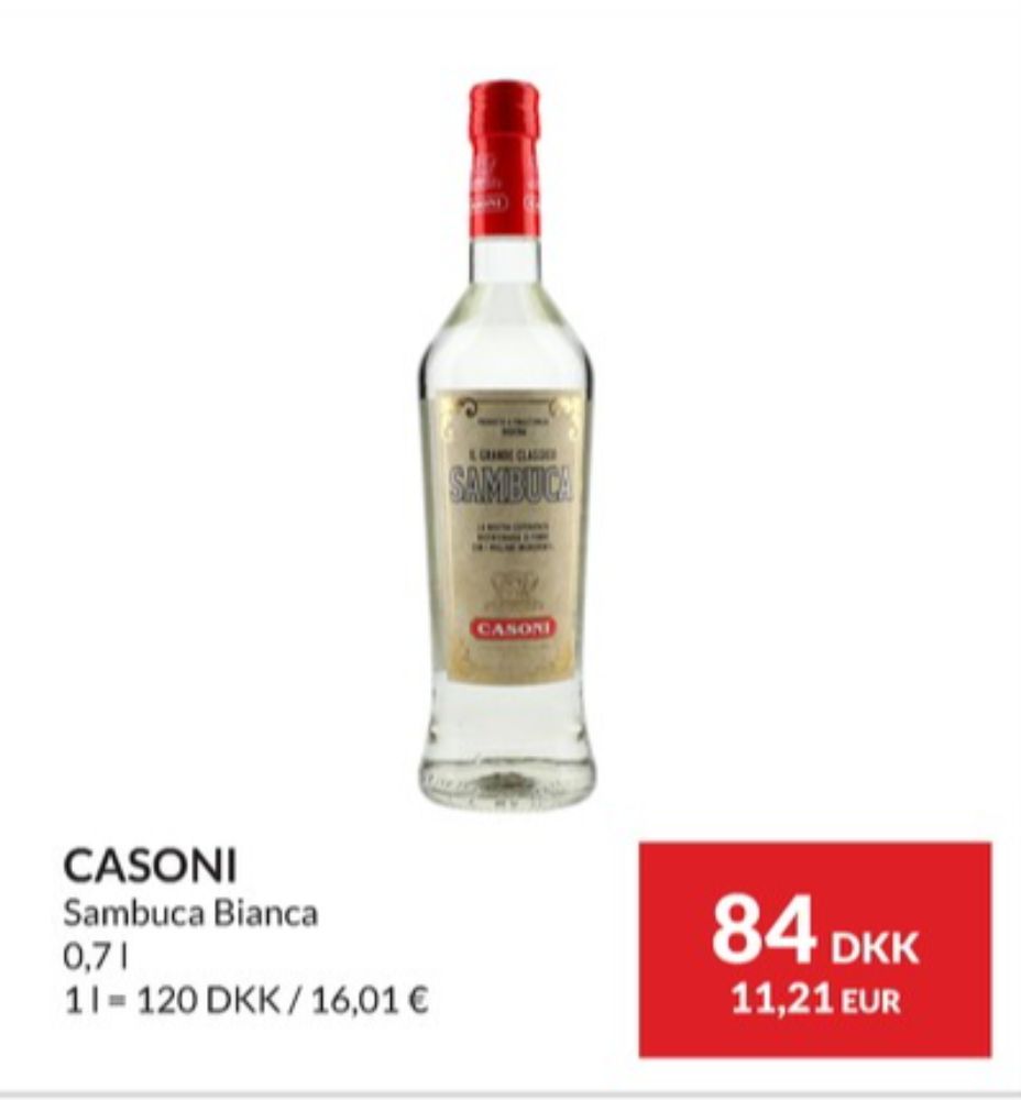 Casoni, Sambuca