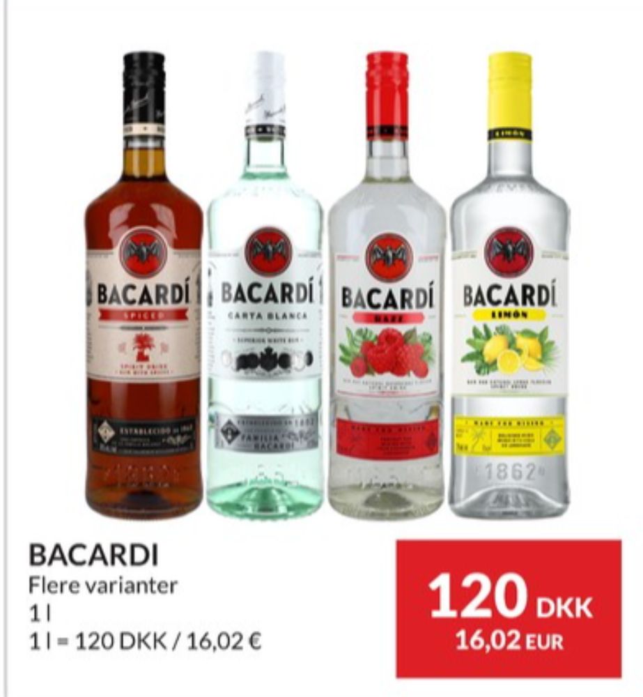 Bacardi Carta Blanca, Rom