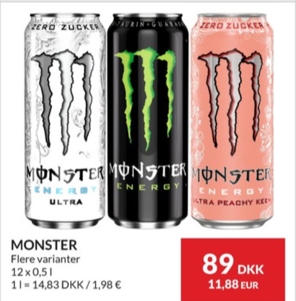 Monster Energy, Energidrik 12 pk.