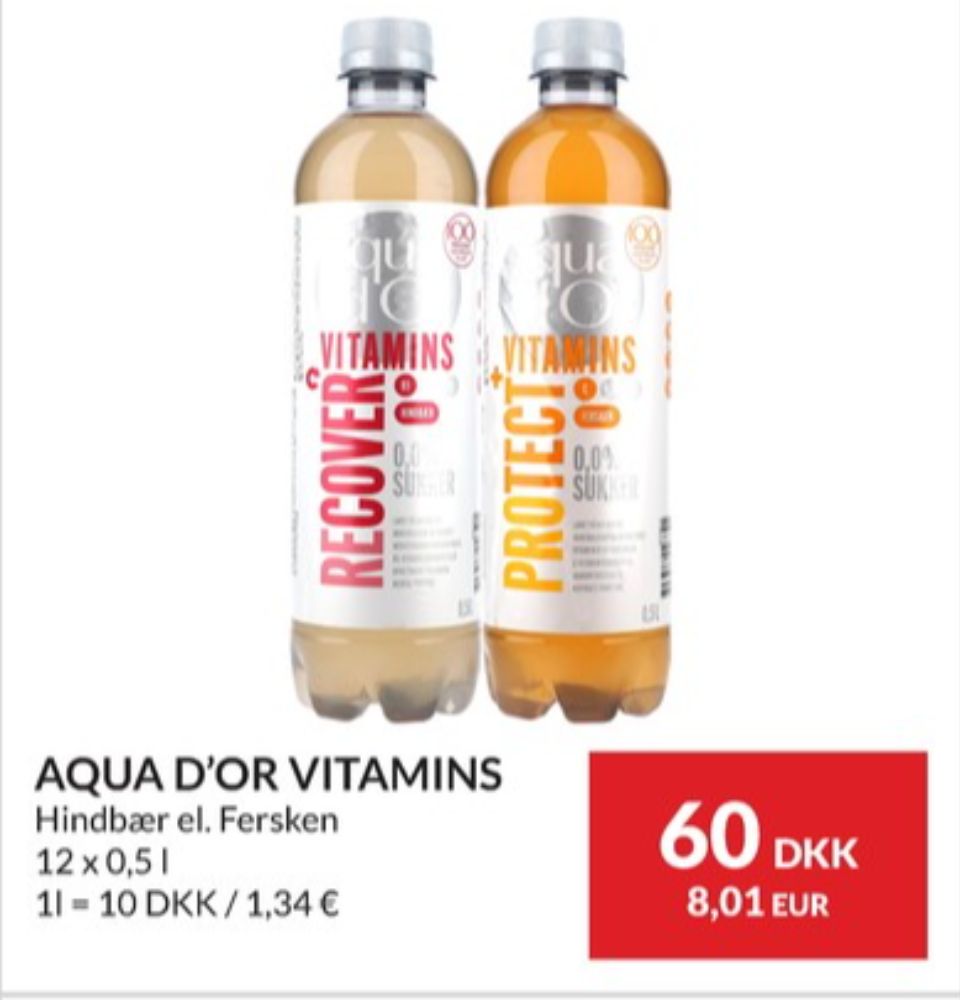 Aqua d'Or Vitamins Protect, Vitamindrik 12 pk.