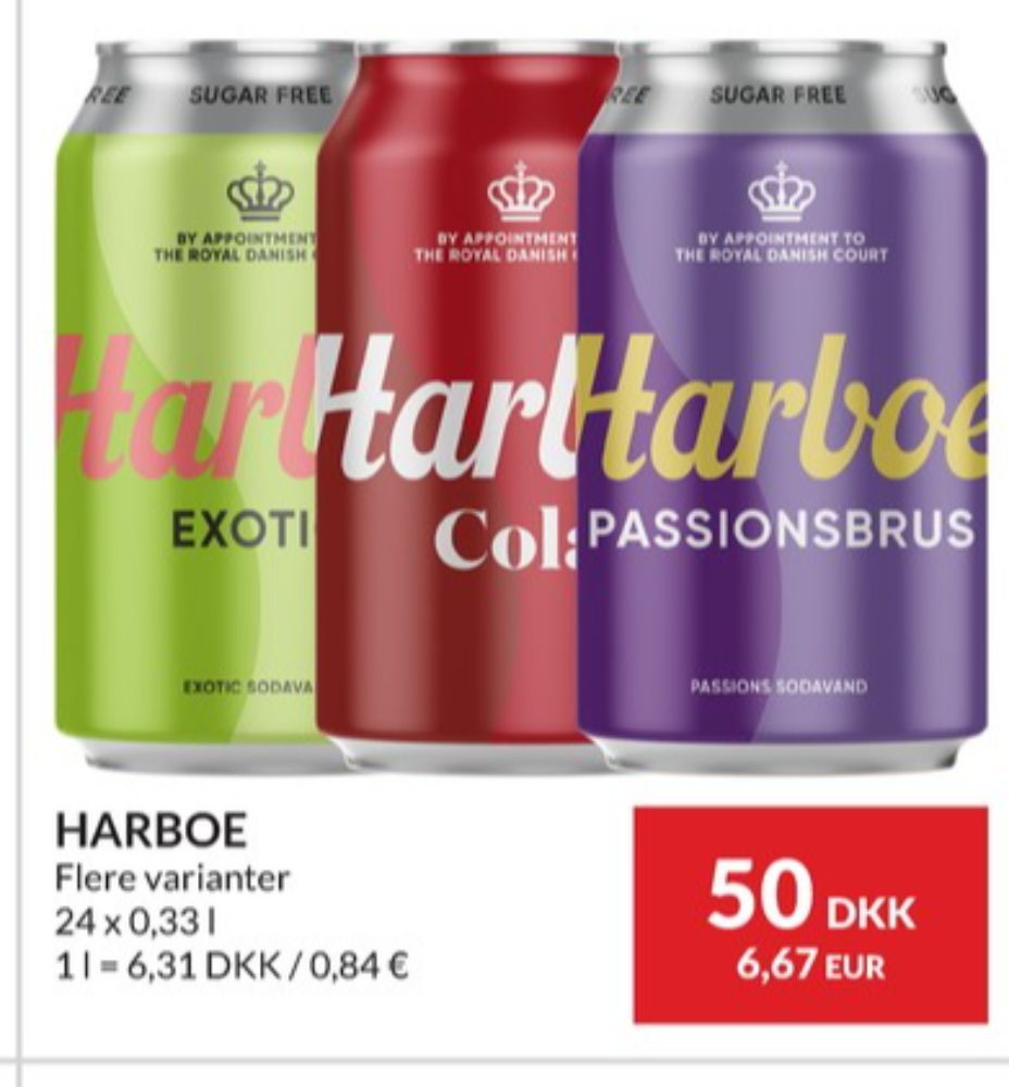 Harboe, Cola