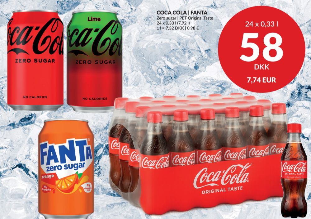 Coca Cola Zero, Cola 24 pk.