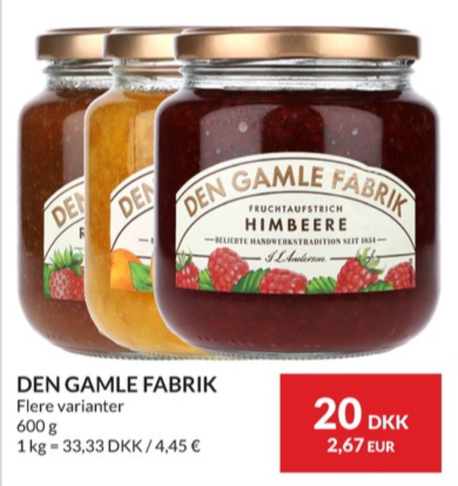 Den Gamle Fabrik, Appelsinmarmelade