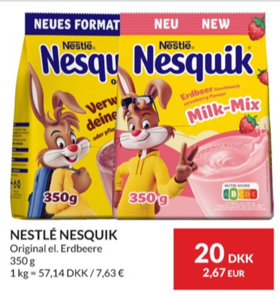 Nestlé Nesquik, Jordbærdrik