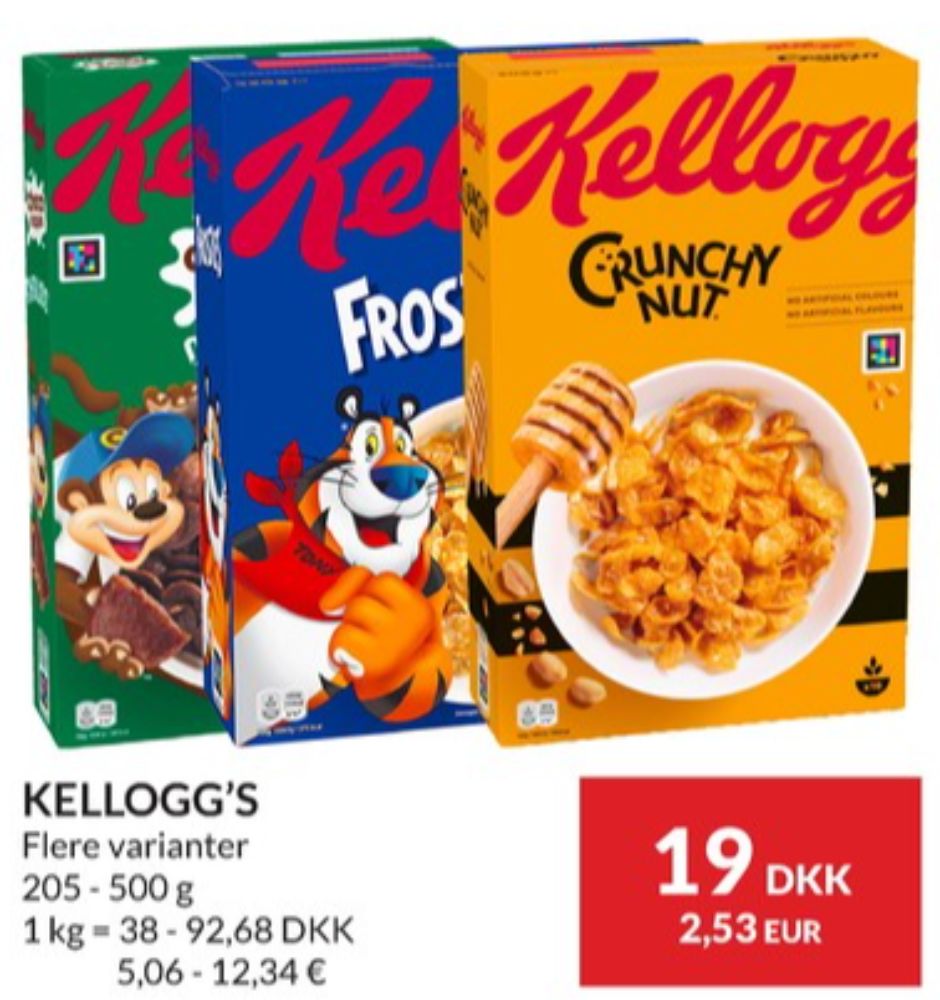 Kelloggs Coco Pops Chocos, Morgenmadsprodukt