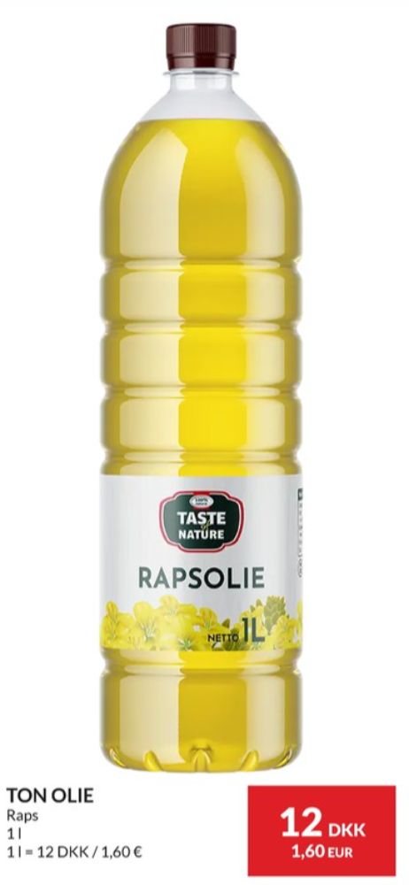 Taste of Nature, Rapsolie
