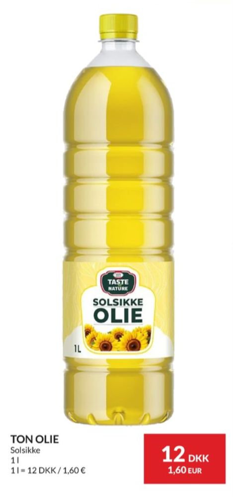 Taste of Nature, Solsikkeolie