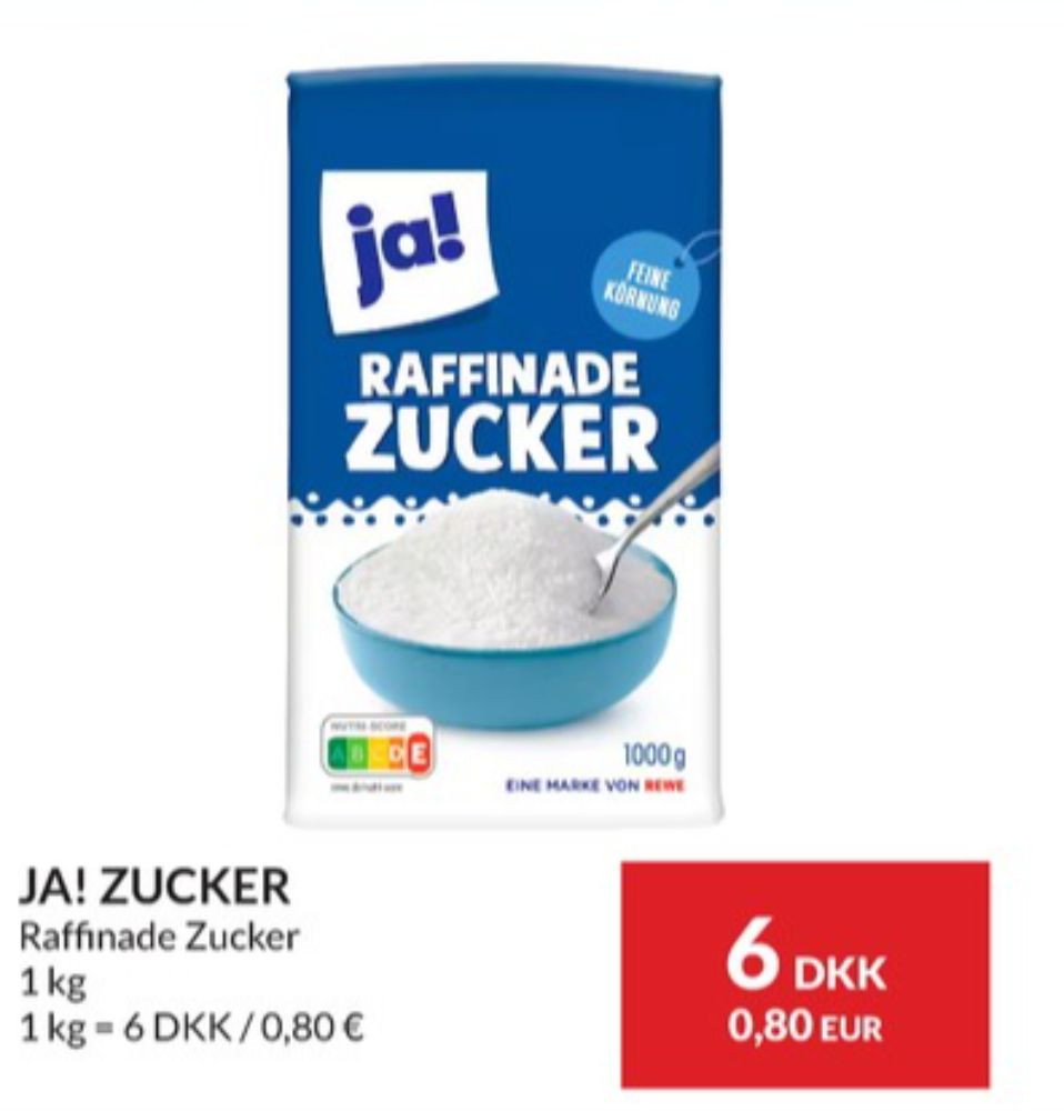 ja!, Sukker