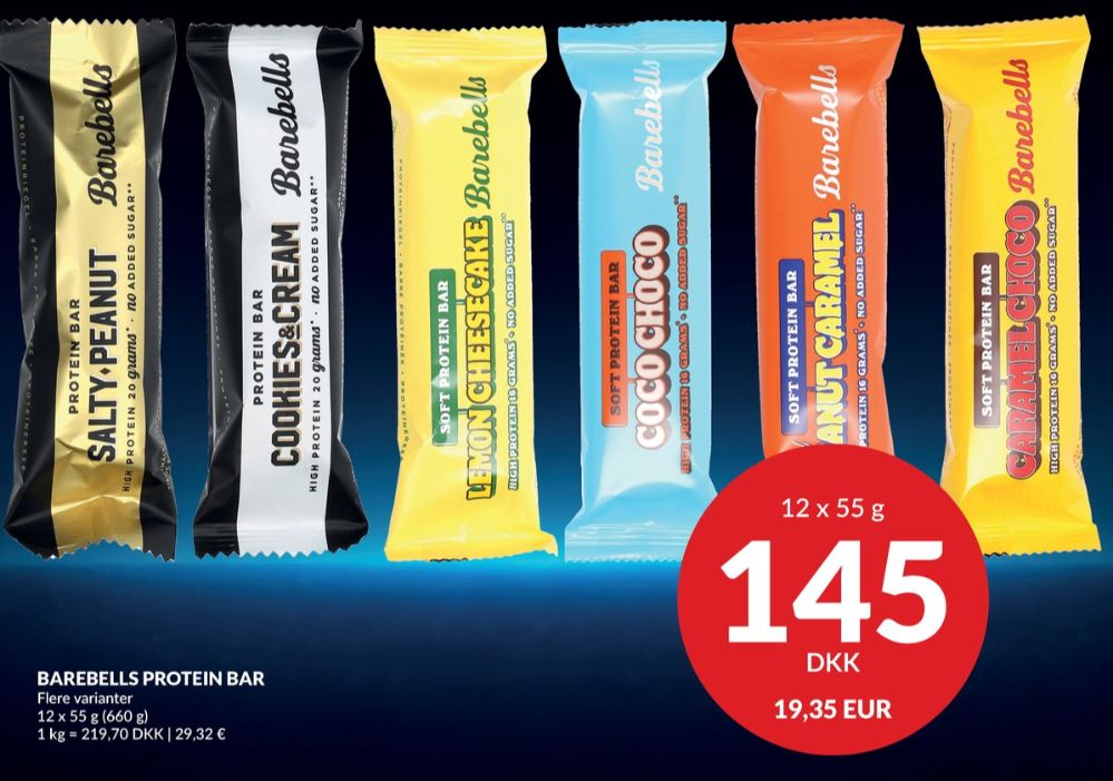 Barebells, Lemon Cheesecake Proteinbar