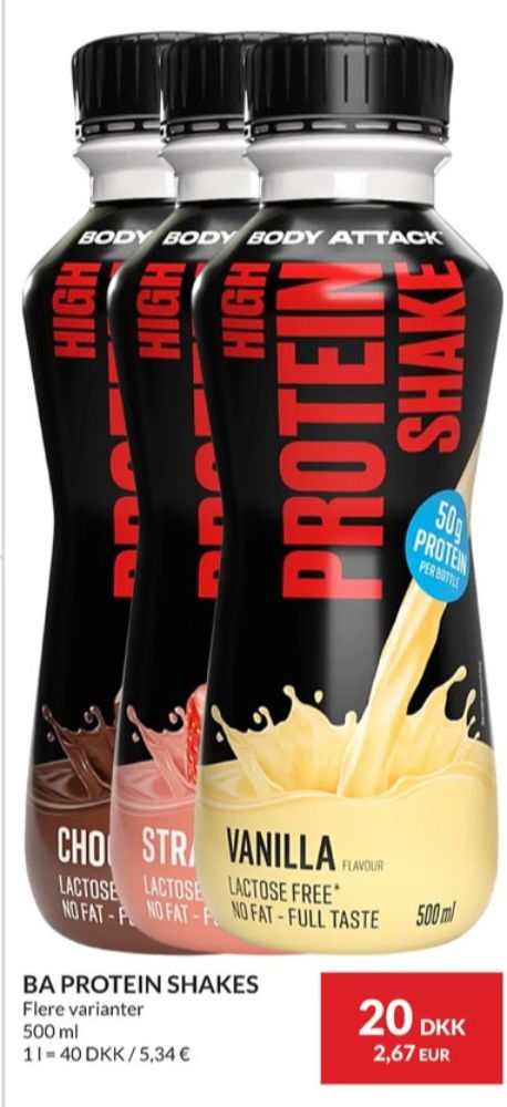 Body Attack, Proteindrik Strawberry