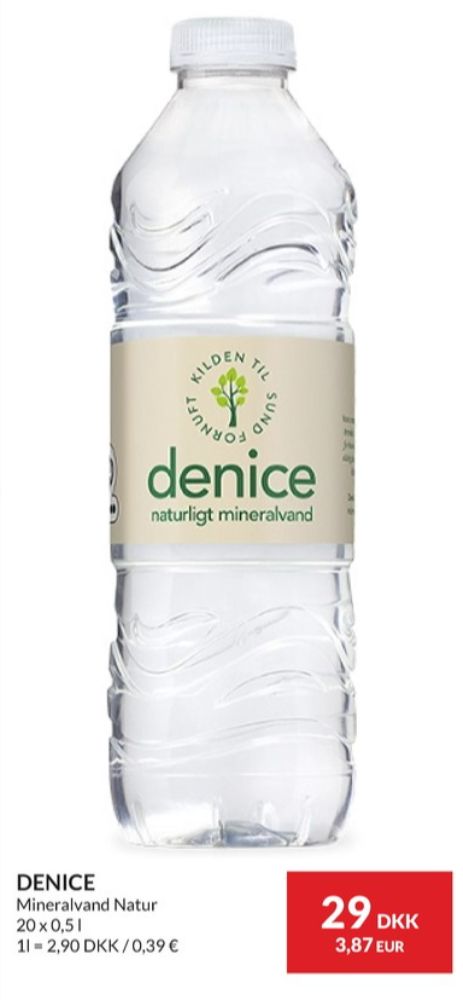 Denice, Kildevand 20 pk.