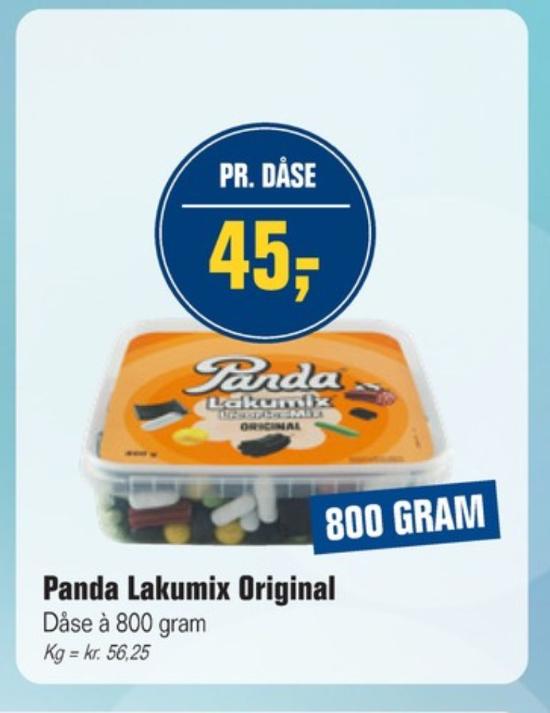 Panda Lakumix, Slikbøtter