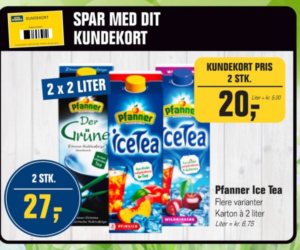 Pfanner, Ice Tea Pfirsich