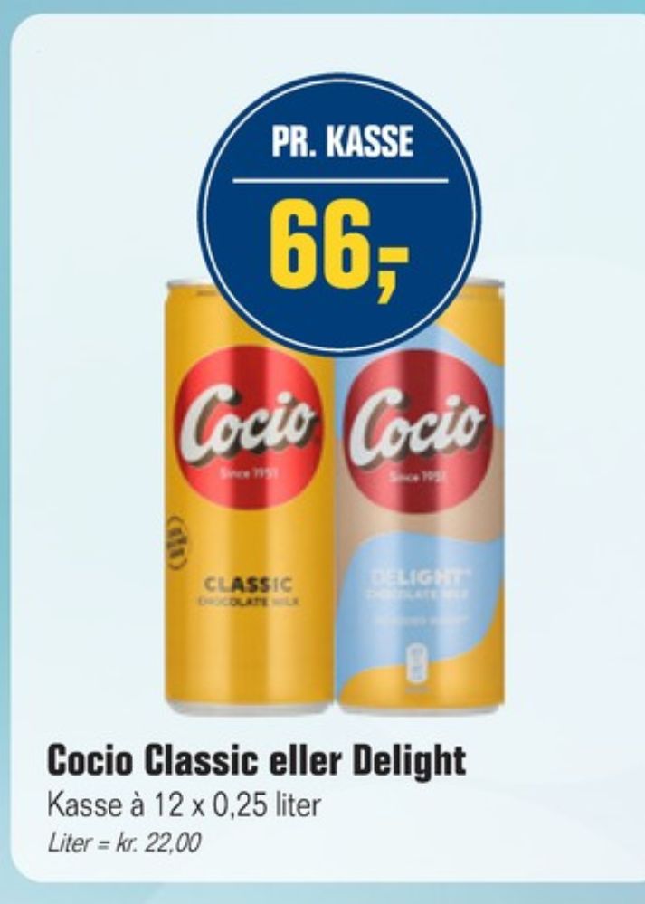 Cocio, Chokolademælk Classic 12 pk.